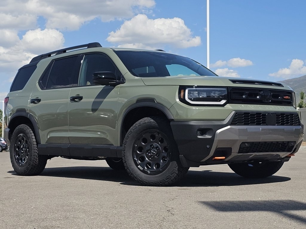 New 2026 Ash Green Metallic Honda TrailSport Elite Blackout image 2