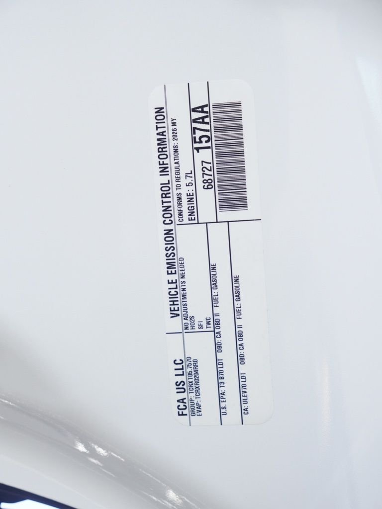 New 2026 White Knuckle Clear-Coat Exterior Paint Dodge GT HEMI V8 image 31