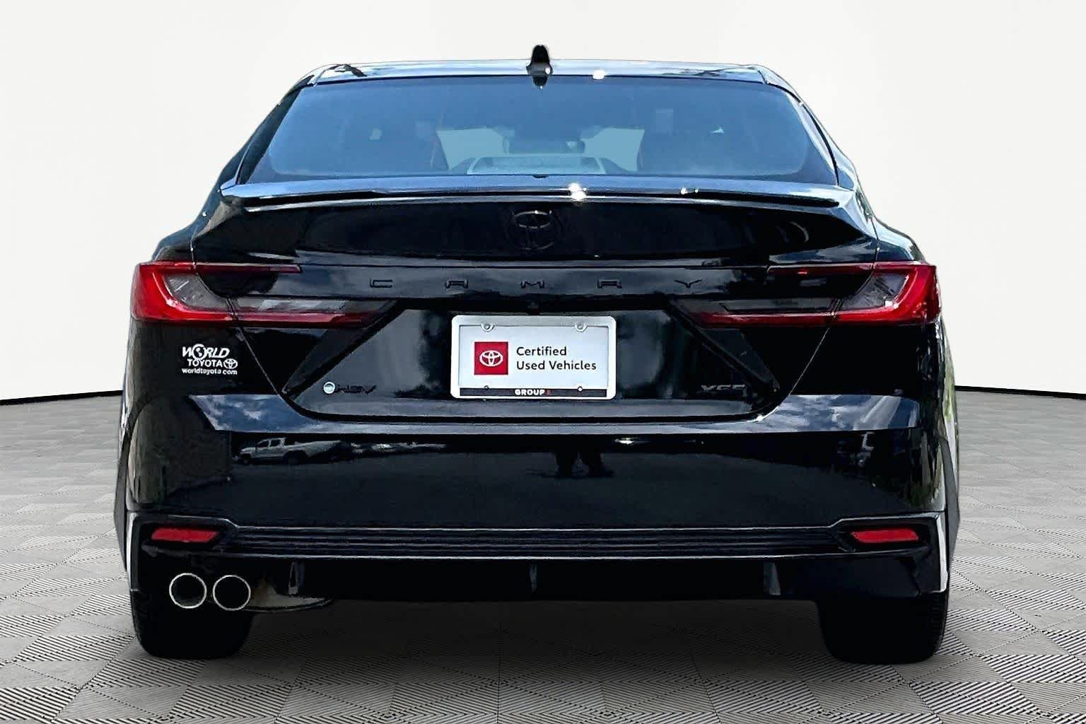 Used 2025 Midnight Black Metallic Toyota XSE image 5