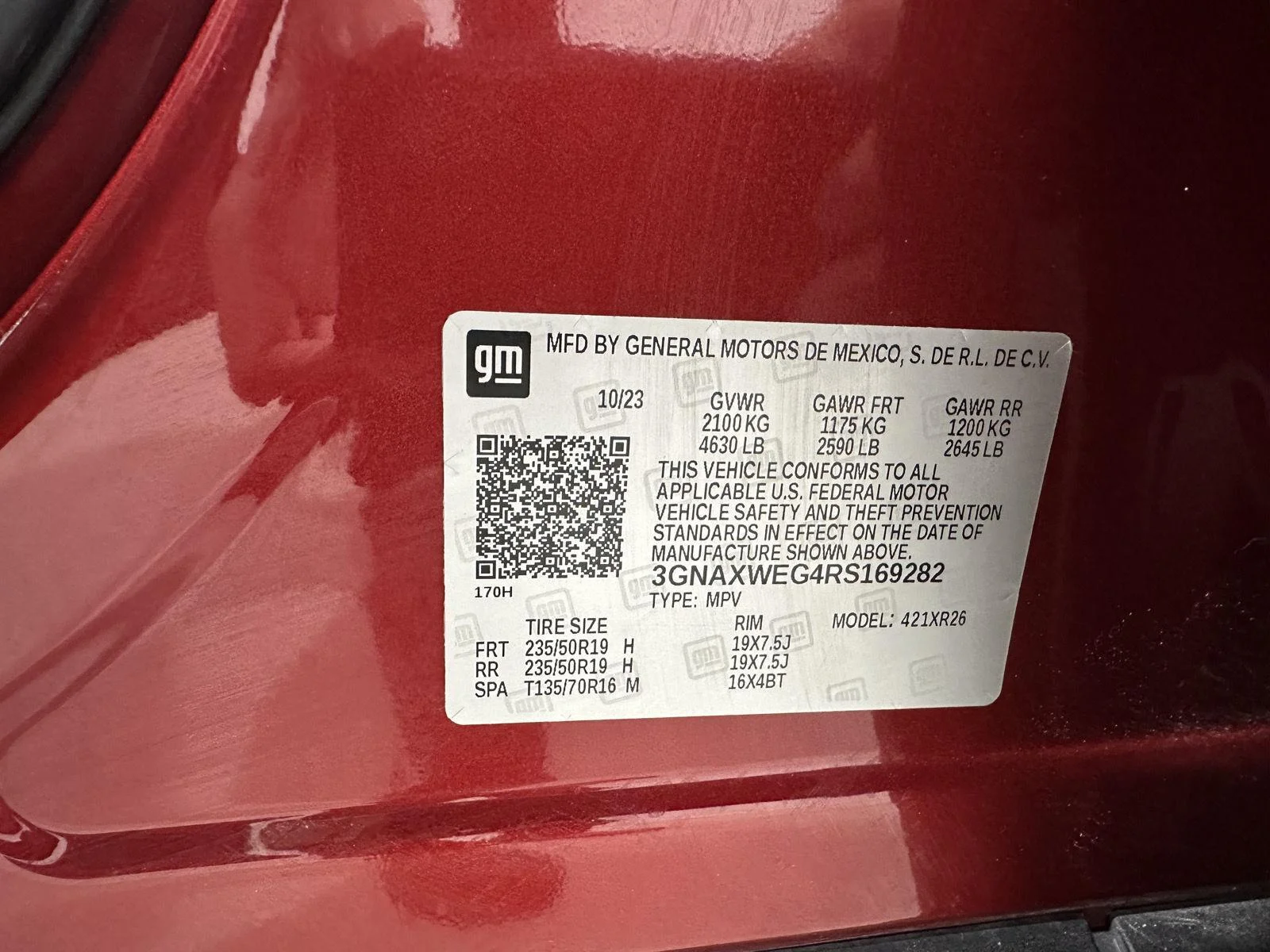 Used 2024 Radiant Red Tintcoat Chevrolet RS image 31