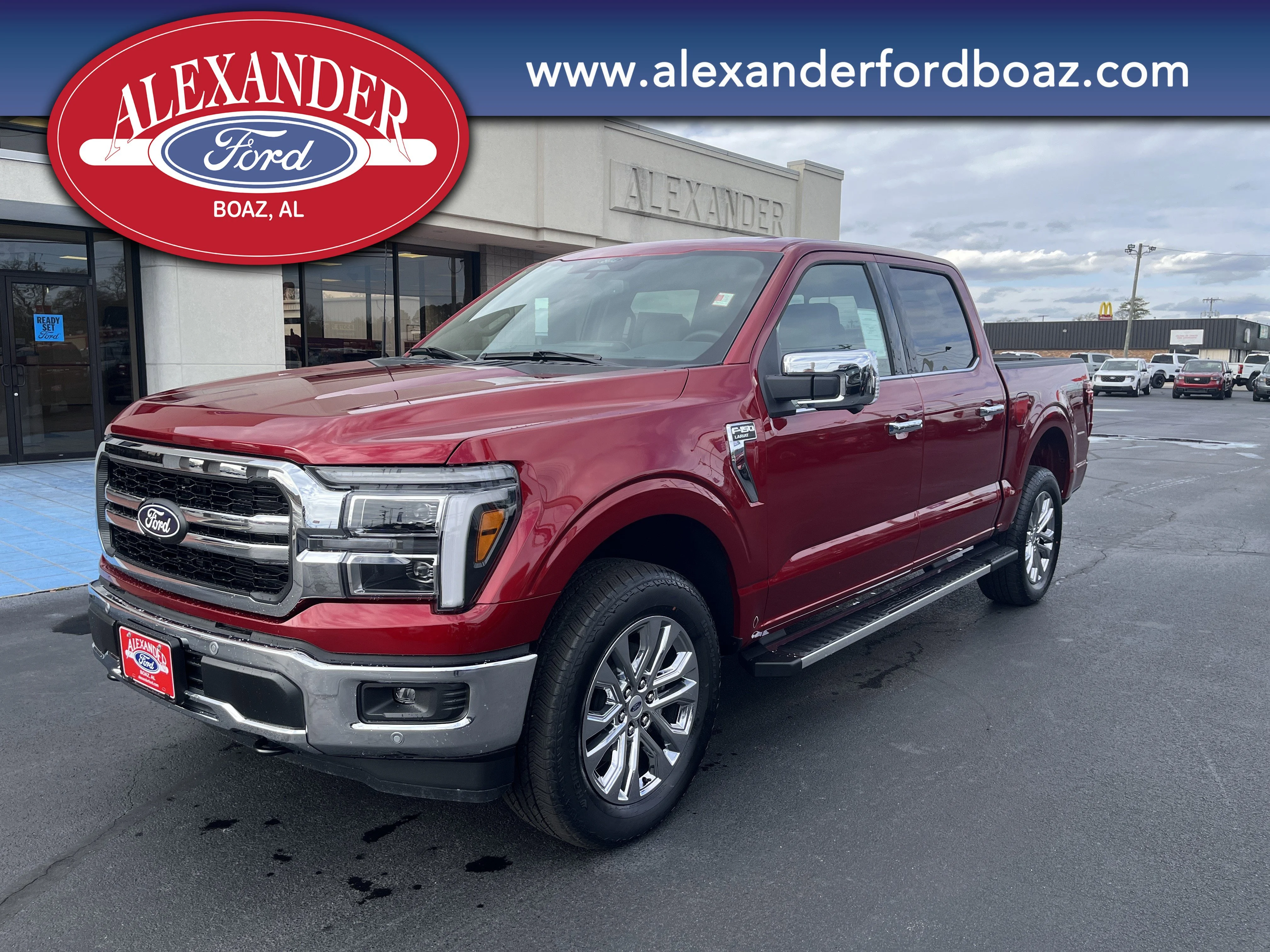 New 2026 Ruby Red Metallic Tinted Clearcoat Ford Lariat® image 1