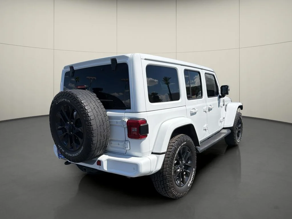 Used 2021 White Jeep Unlimited Sahara High Altitude image 7