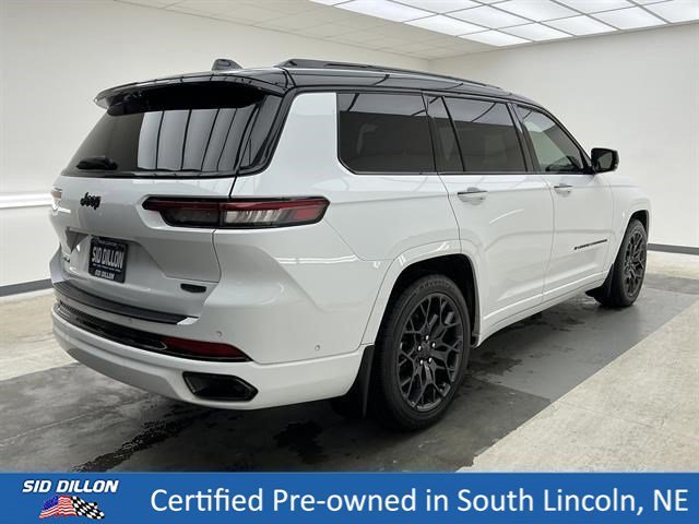 Used 2023 Bright White Clearcoat Jeep Summit Reserve image 4