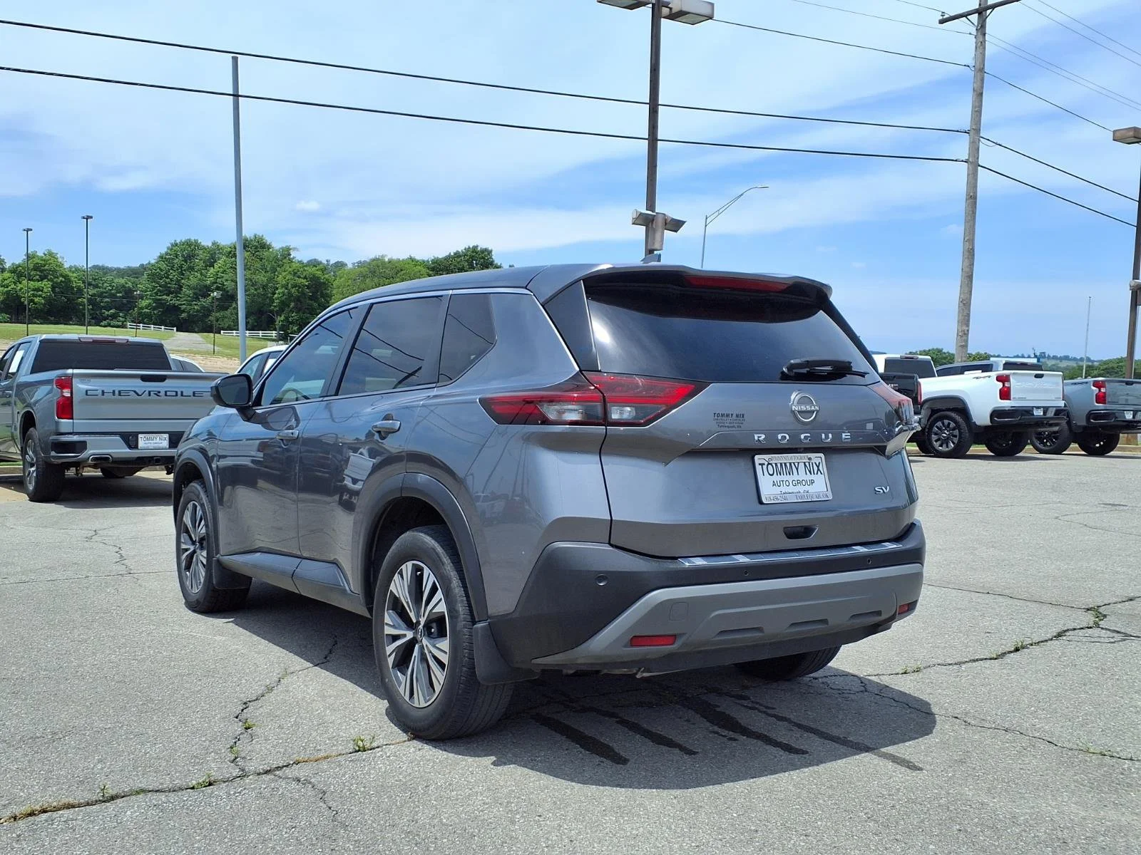 Used 2023 Gun Metallic Nissan SV image 2