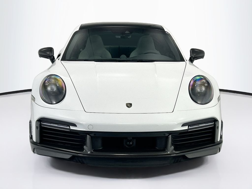 Used 2021 Carrara White Metallic Porsche Turbo S image 2