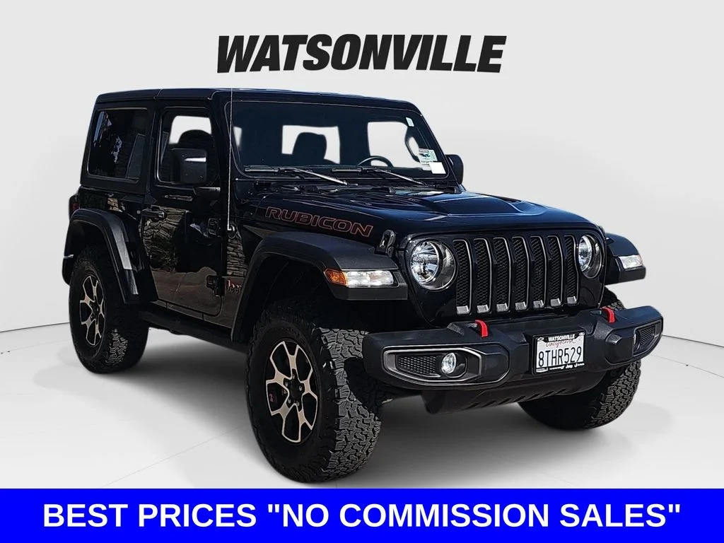 Used 2021 Black Jeep Rubicon image 1