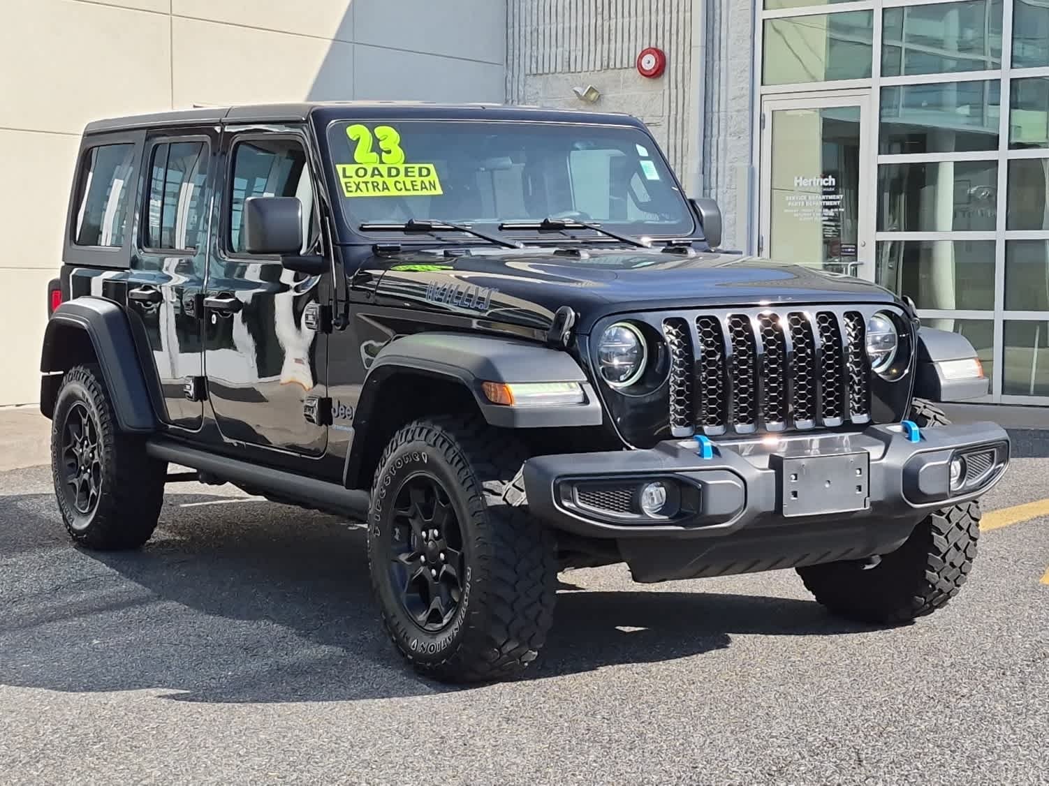 Used 2023 Jeep Wrangler 4xe Willys 4XE with VIN 1C4JJXN63PW689434 for sale in Newark, DE