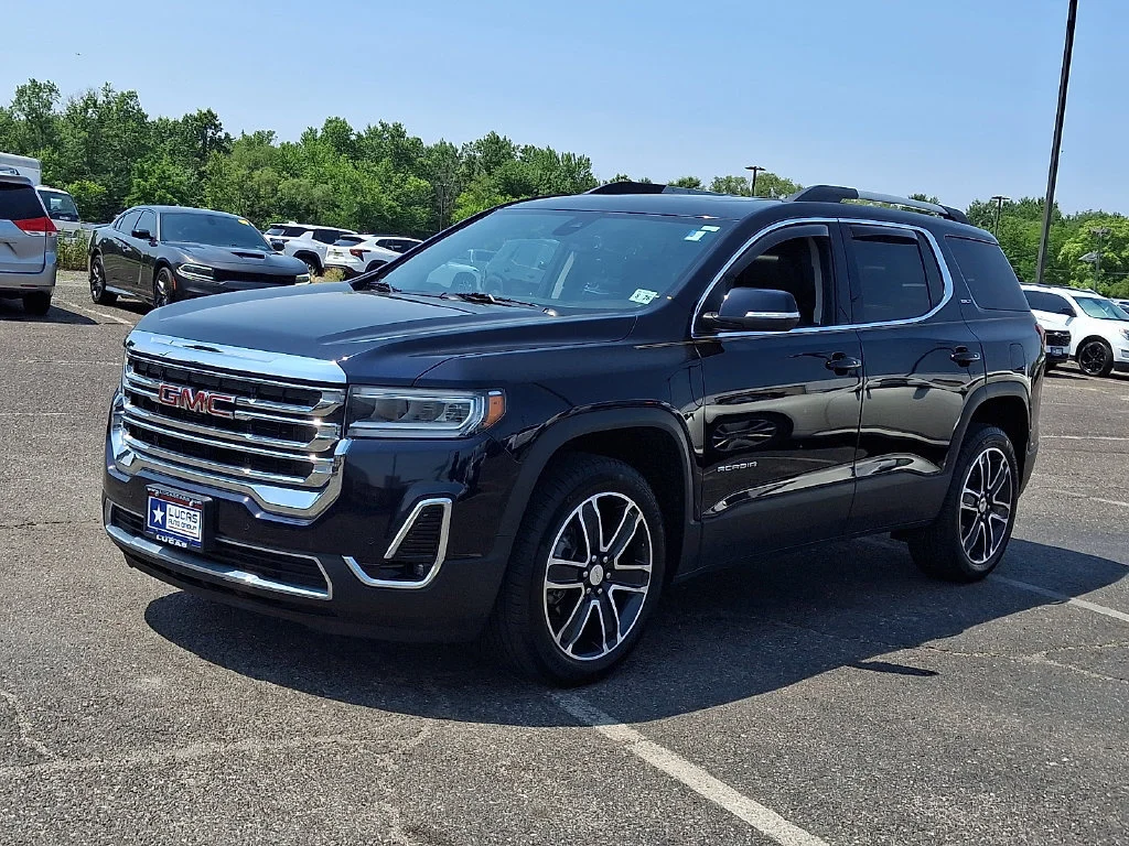 Used 2021 MIDNIGHT BLUE METALLIC GMC SLT image 6