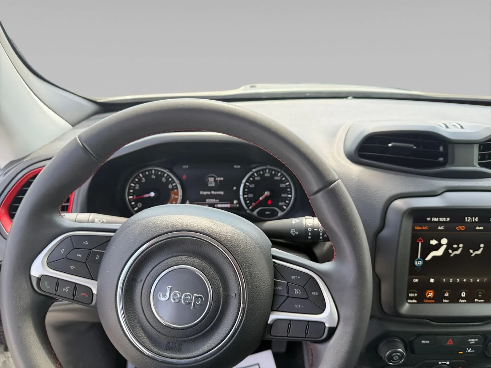 Used 2023 Alpine White Clearcoat Jeep Trailhawk image 14