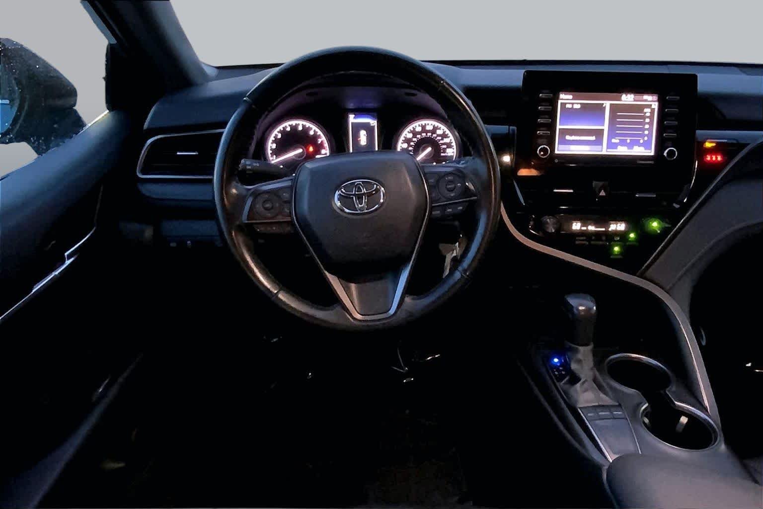 Used 2024 Cavalry Blue Toyota SE image 6