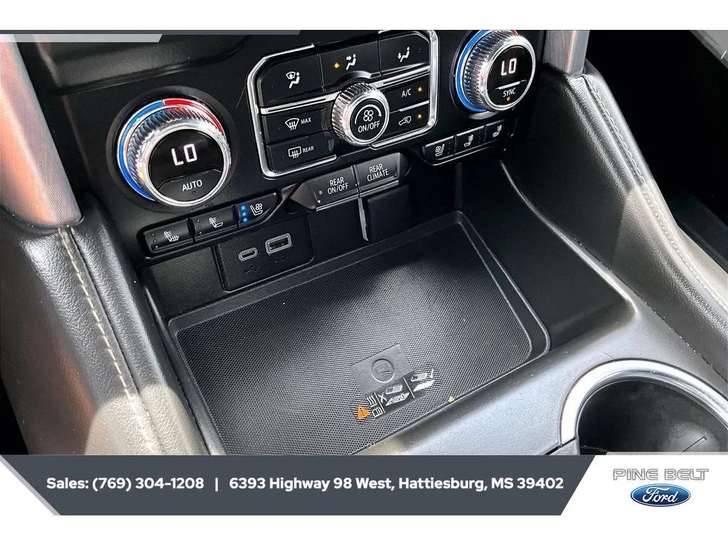 Used 2023 White Frost Tricoat GMC SLT image 24
