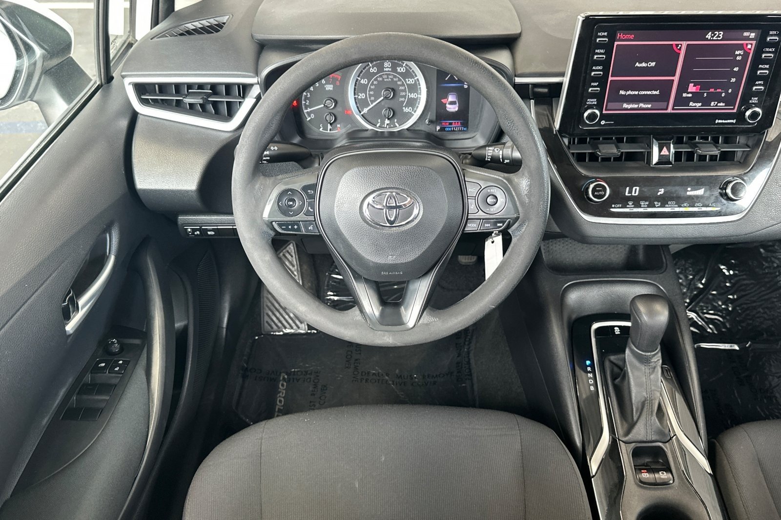 Certified Used 2021 Super White Toyota LE image 13