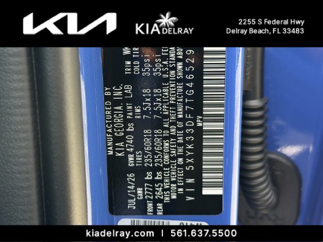 New 2026 Nebular Blue Kia EX image 31
