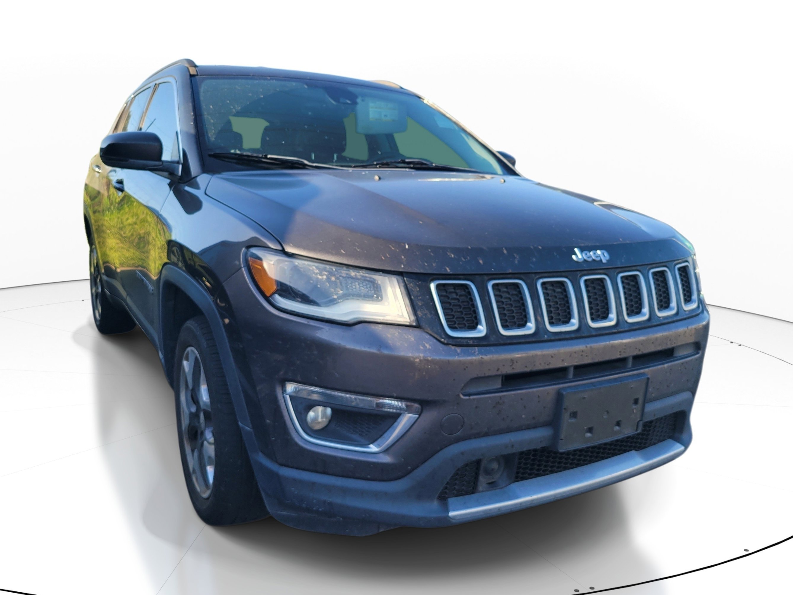 Used 2018 Granite Crystal Metallic Clearcoat Jeep Limited image 1