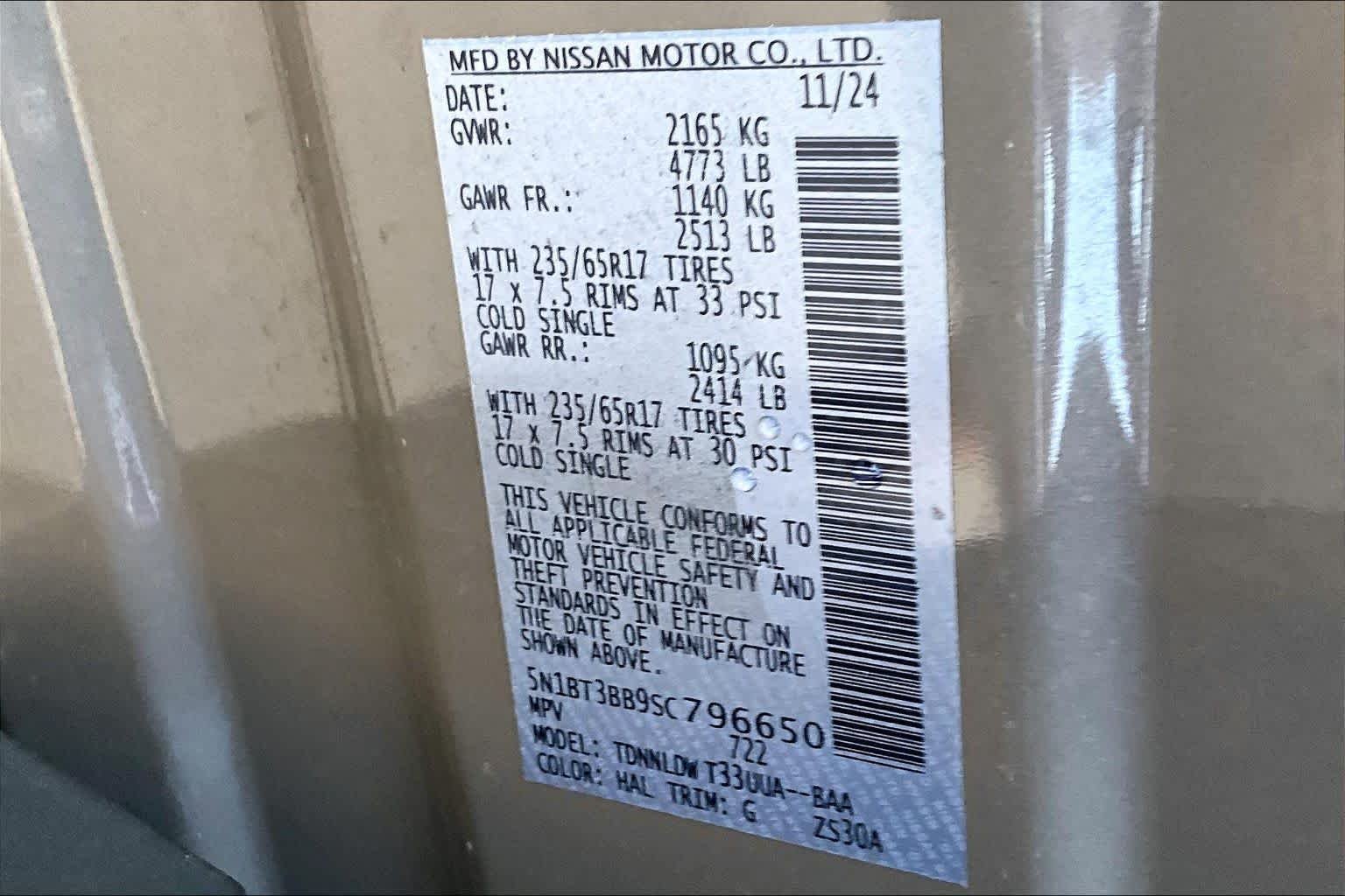 Used 2025 Baja Storm Metallic Nissan Rock Creek image 30