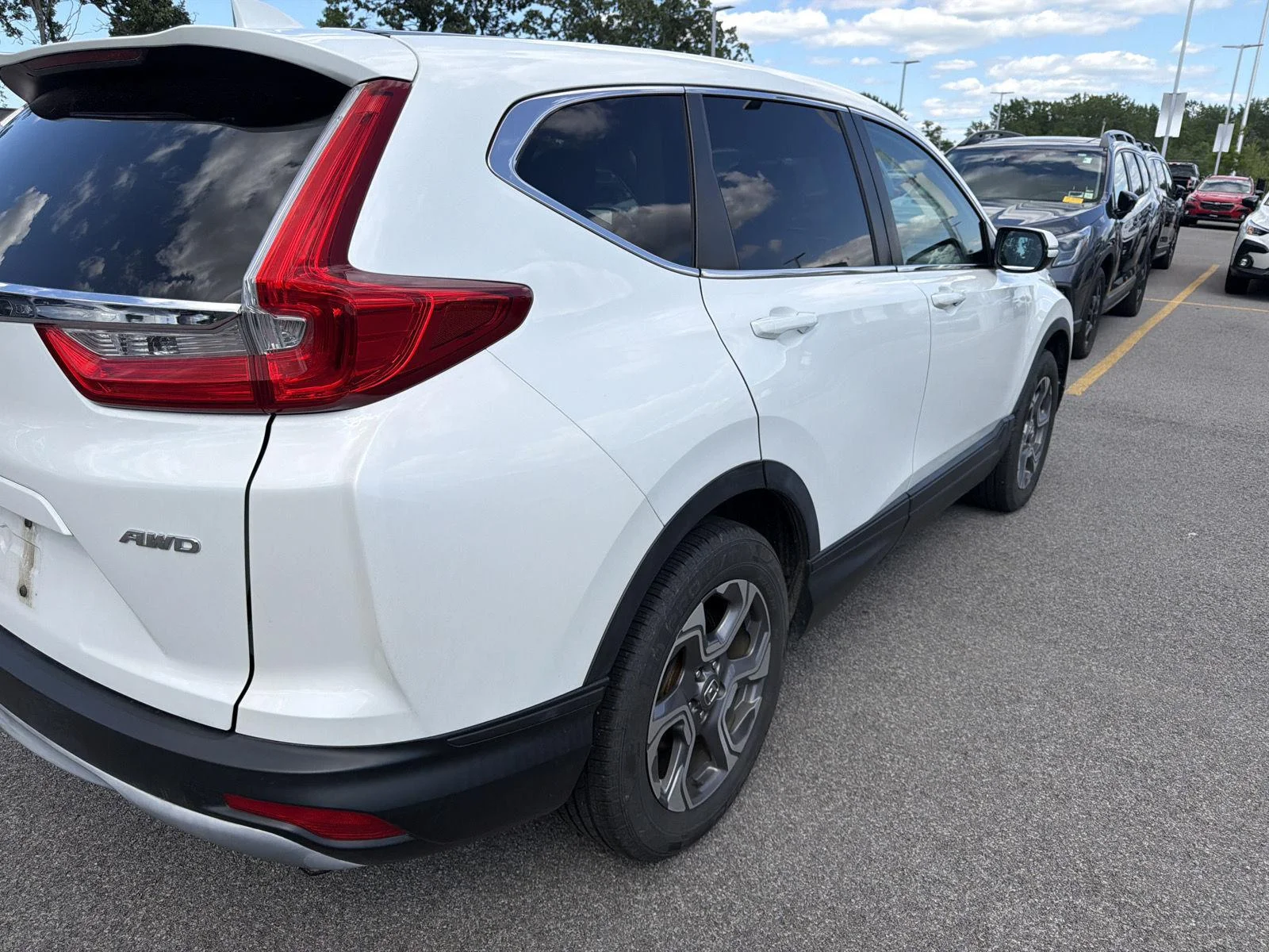 Used 2019 Platinum White Pearl Honda EX image 7