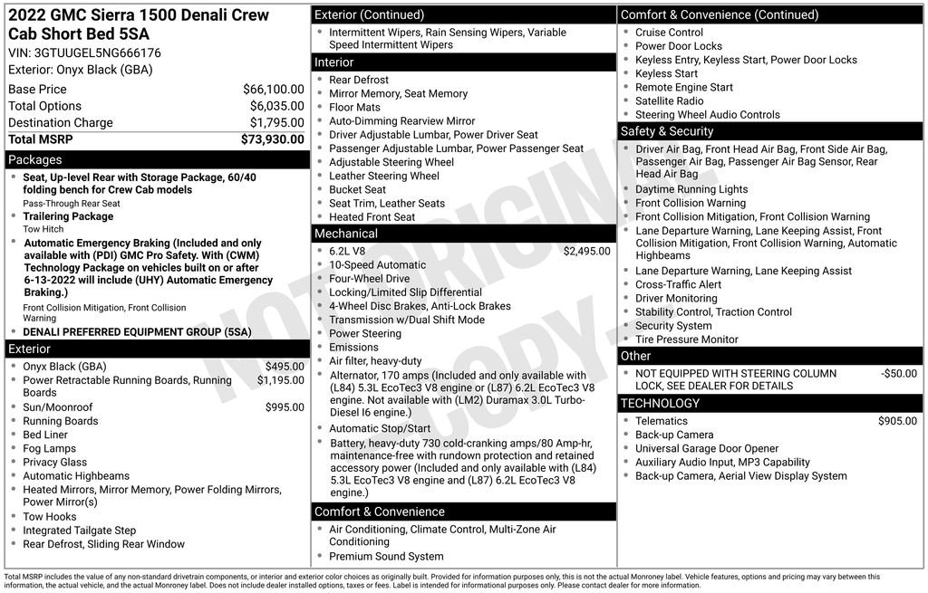 Used 2022 Black GMC Denali image 6