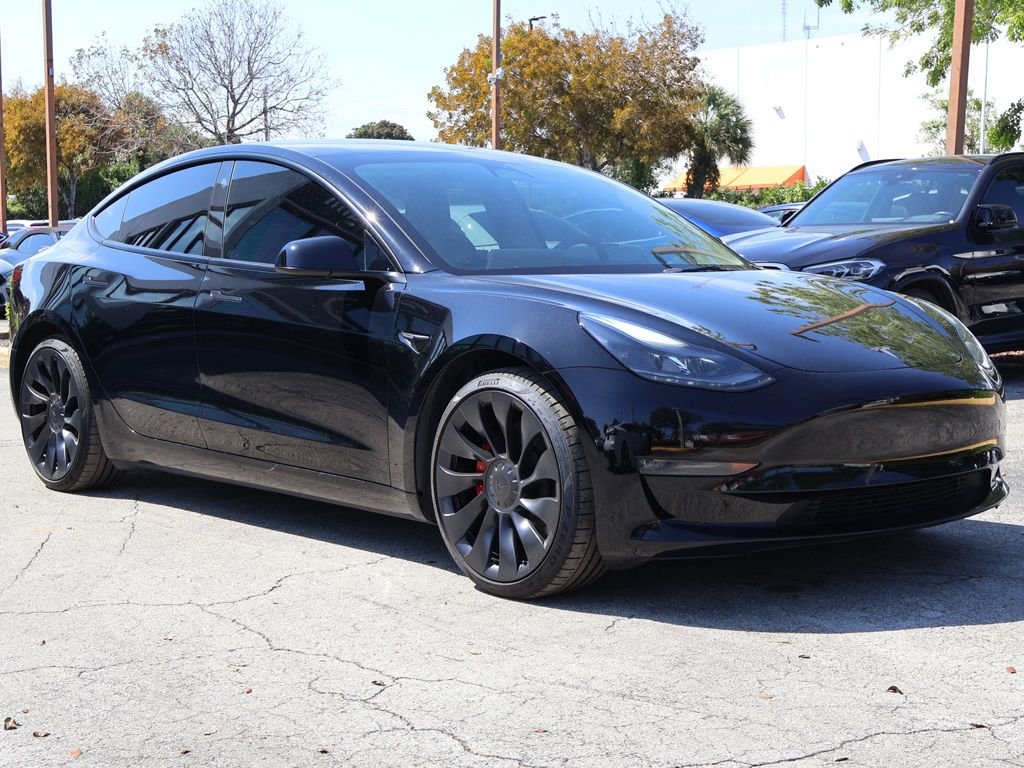 Used 2023 Tesla Model 3 Performance with VIN 5YJ3E1EC5PF503834 for sale in Miami, FL