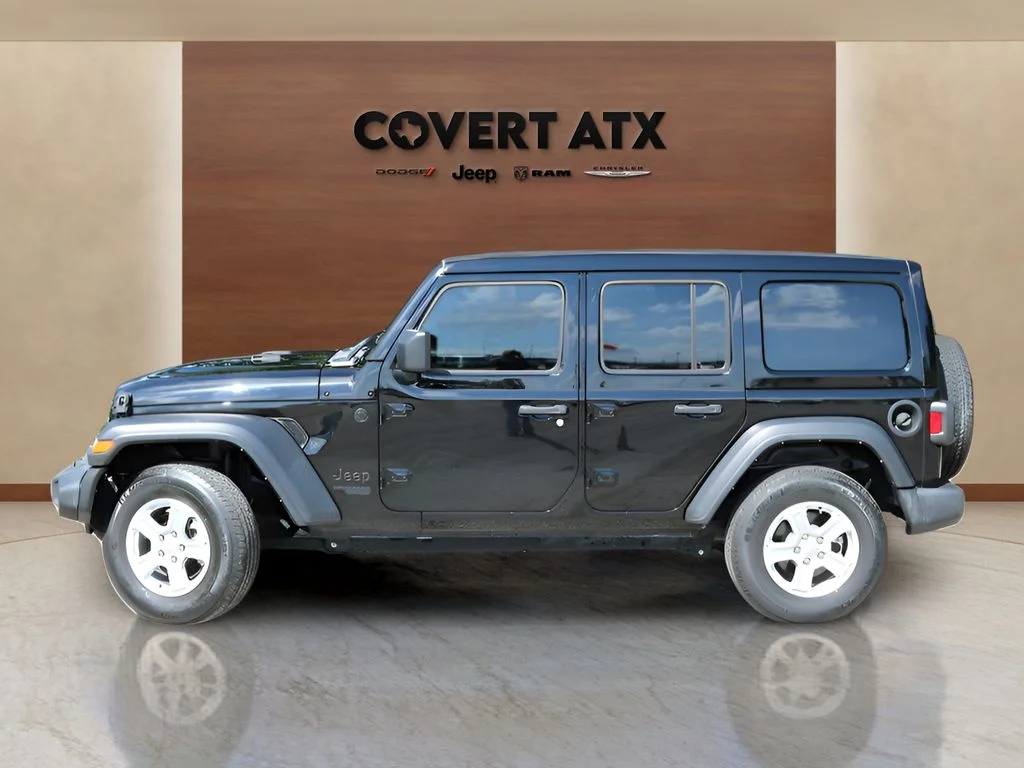 Used 2021 Black Jeep Unlimited Sport S image 2