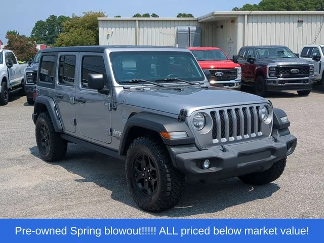 Used 2021 Silver Jeep Unlimited Sport S image 15