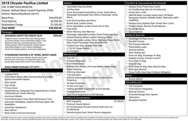 Used 2018 Black Chrysler Limited image 31