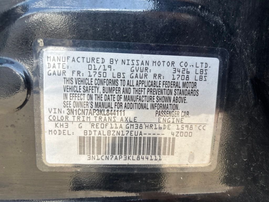Used 2019 Black Nissan 1.6 SV image 9