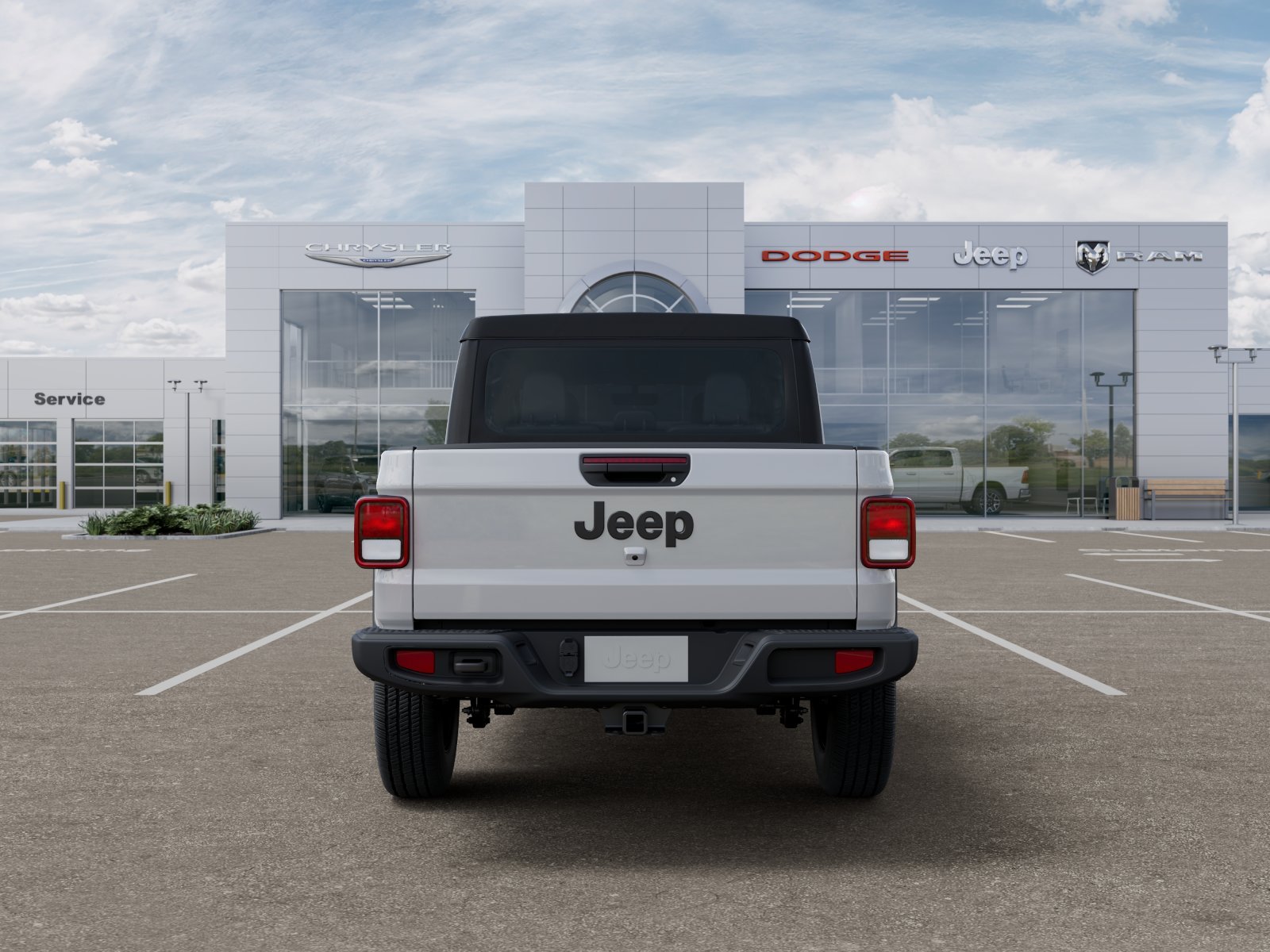 New 2026 Bright White Clear-Coat Exterior Paint Jeep Sport S image 45