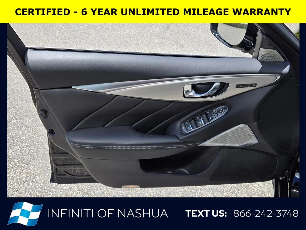 Certified Used 2023 Black INFINITI LUXE image 8