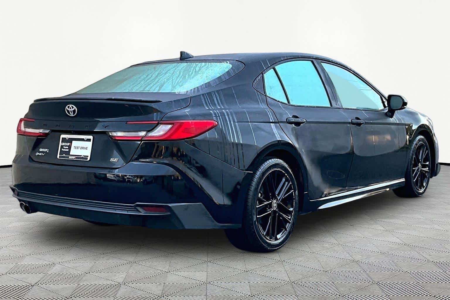 Used 2025 Midnight Black Metallic Toyota SE image 13