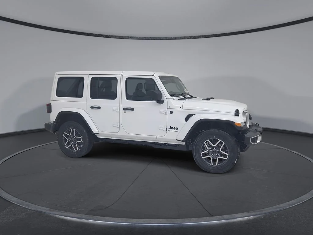 New 2026 Bright White Clear-Coat Exterior Paint Jeep Sahara image 16