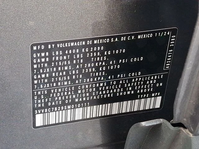 Certified Used 2025 Gray Volkswagen 1.5T S image 27
