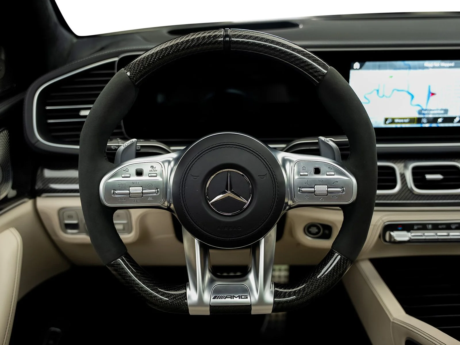 Used 2021 White Mercedes-Benz GLS 63 AMG® image 34