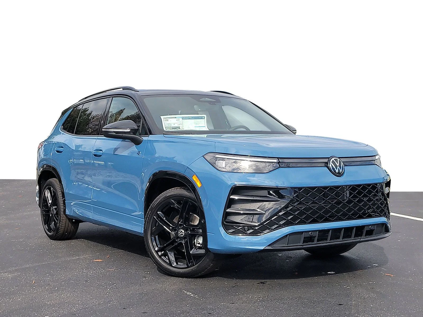 New 2026 Monterey Blue W/Deep Black Roof Volkswagen 2.0T SE R-Line Black image 2