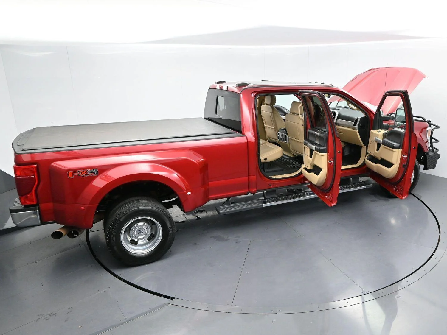 Used 2021 Rapid Red Metallic Tinted Clearcoat Ford LARIAT image 42