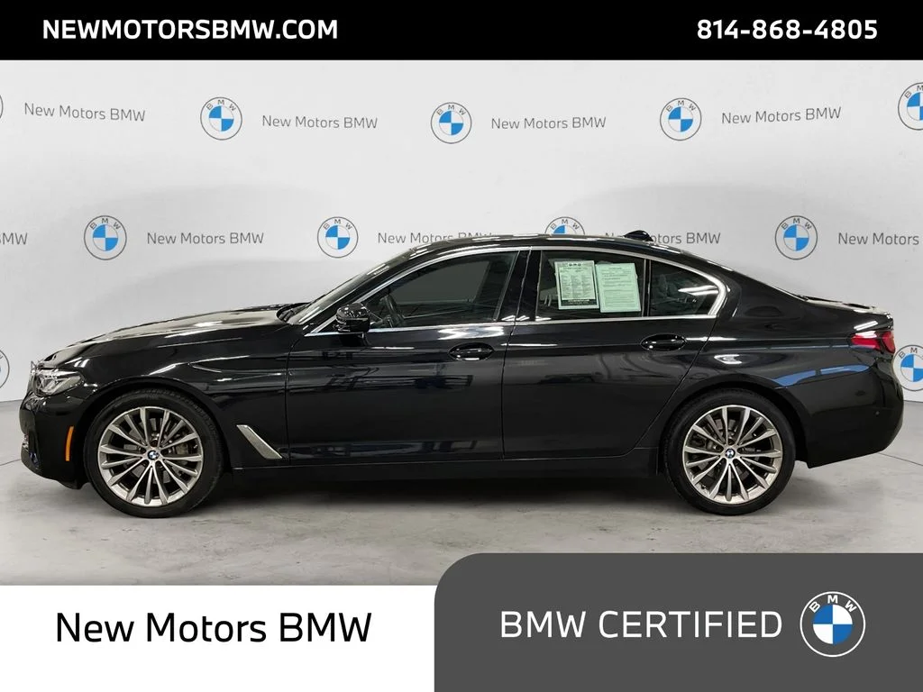 Used 2023 Black Sapphire Metallic BMW 530i xDrive image 2