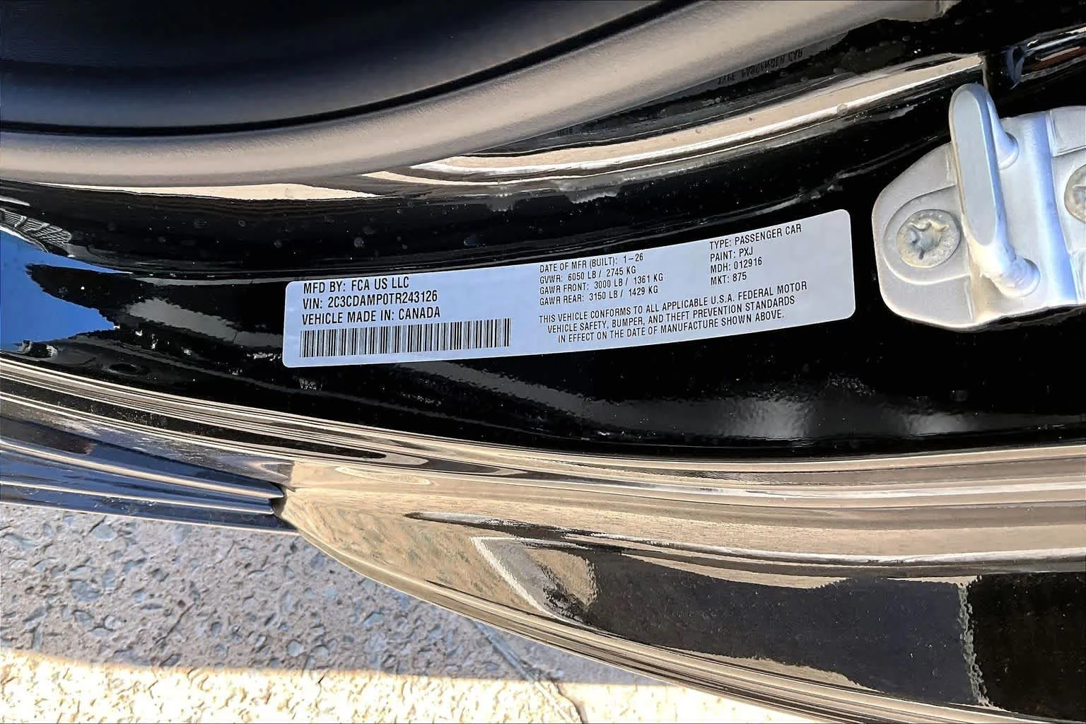 New 2026 Diamond Black Crystal Pearlcoat Dodge Scat Pack image 20