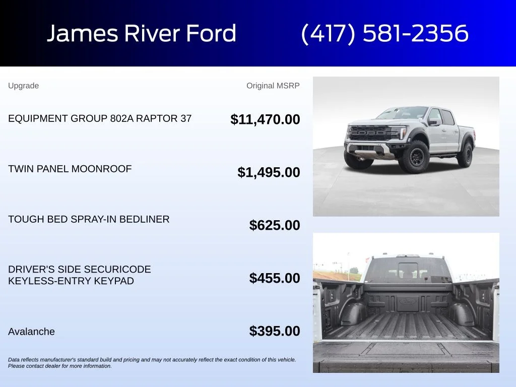 New 2026 Avalanche Ford Raptor® image 5