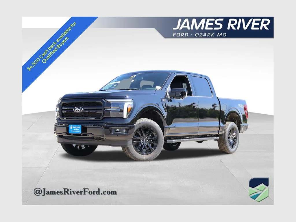 New 2026 Agate Black Metallic Ford Lariat® image 1