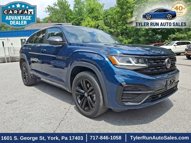 Used 2023 Blue Volkswagen 2.0T SEL R-Line image 1