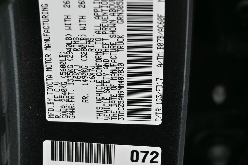 Used 2022 Magnetic Gray Metallic Toyota TRD Off-Road image 14