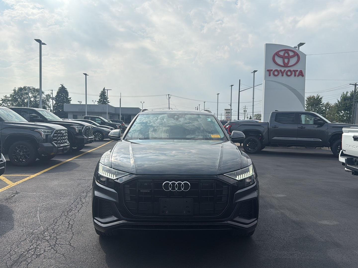 Used 2019 Daytona Gray Pearl Effect Audi Prestige image 3