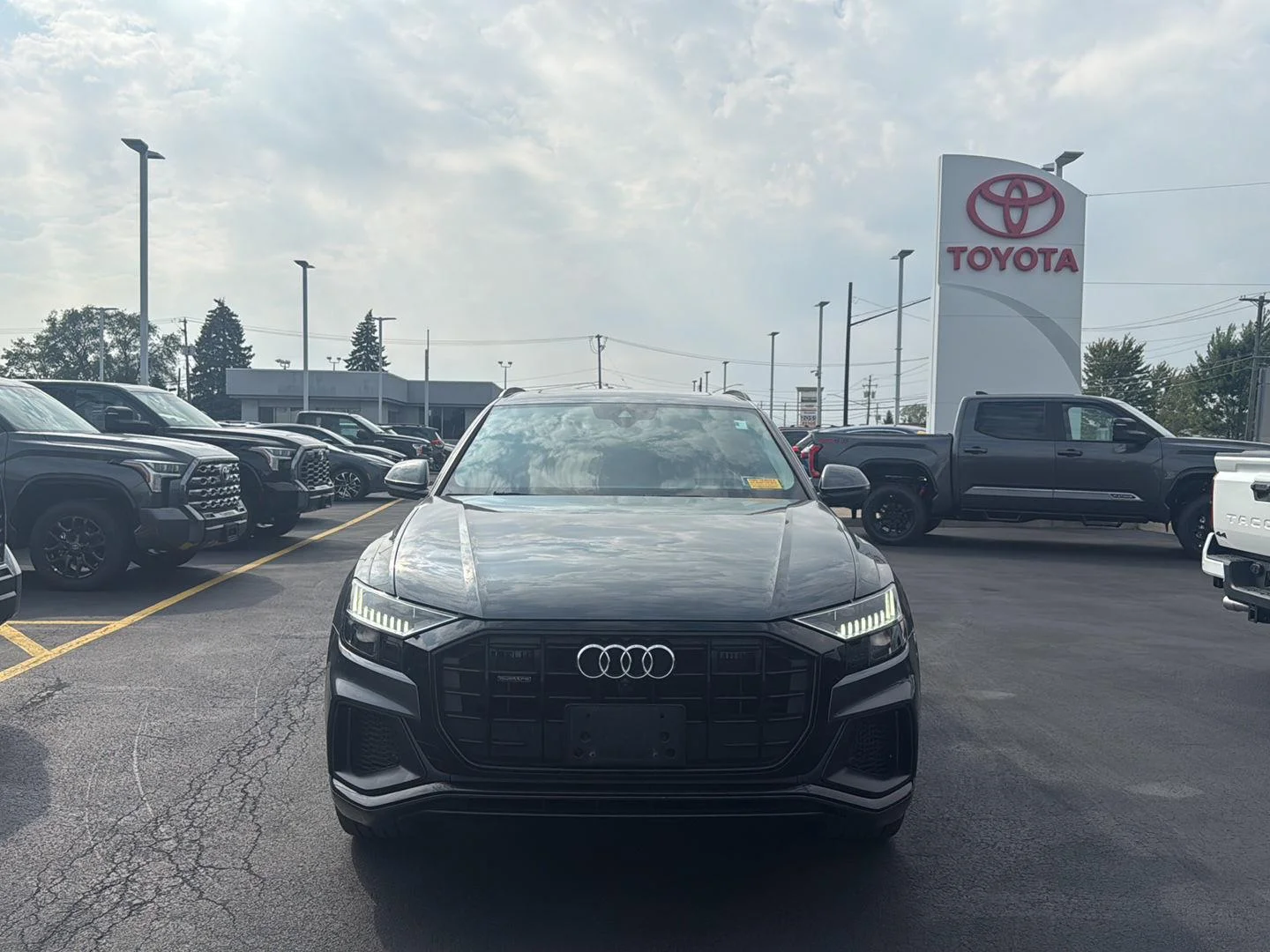 Used 2019 Daytona Gray Pearl Effect Audi Prestige image 3