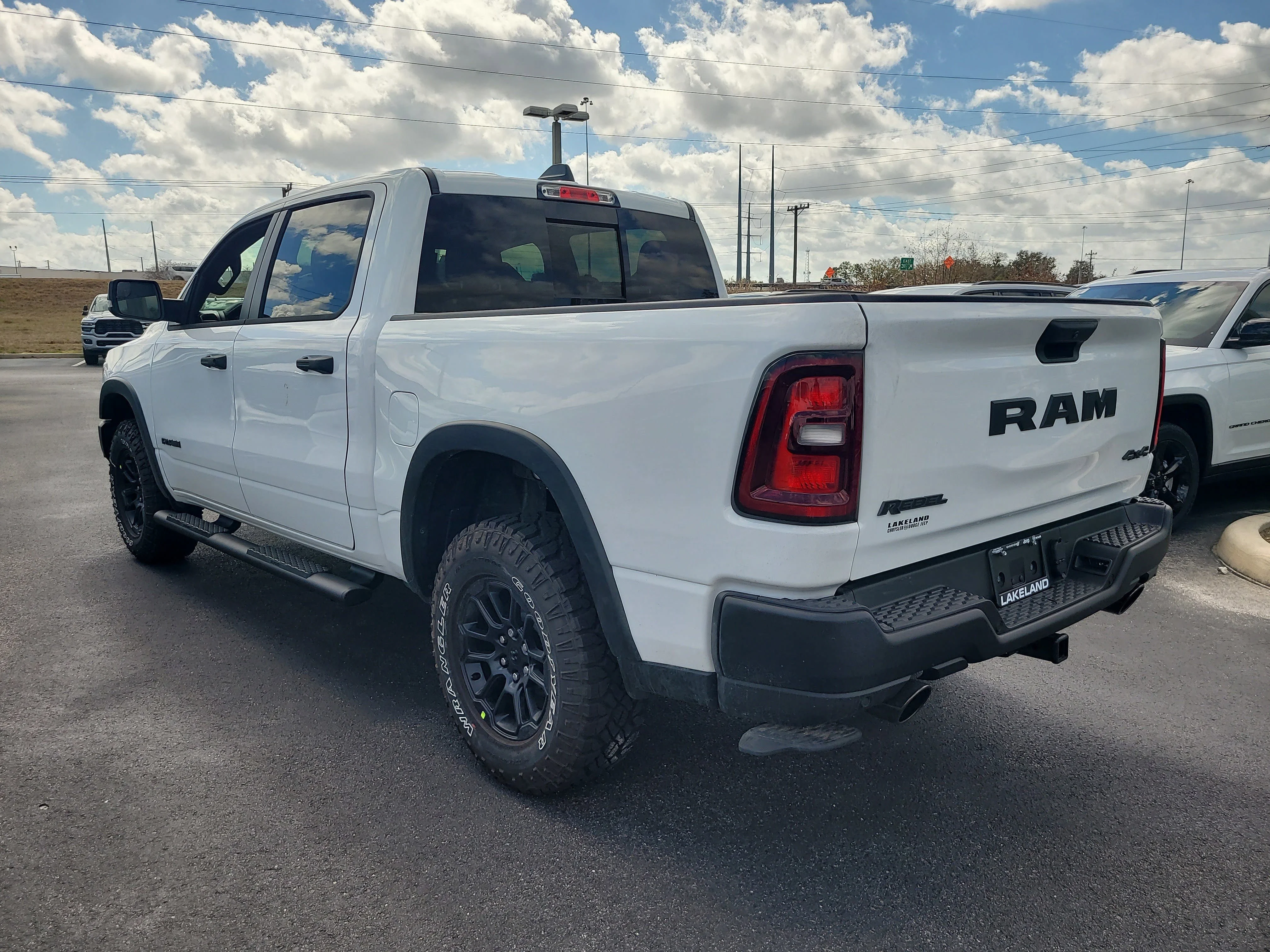 New 2026 Bright White Clearcoat Ram Rebel image 8