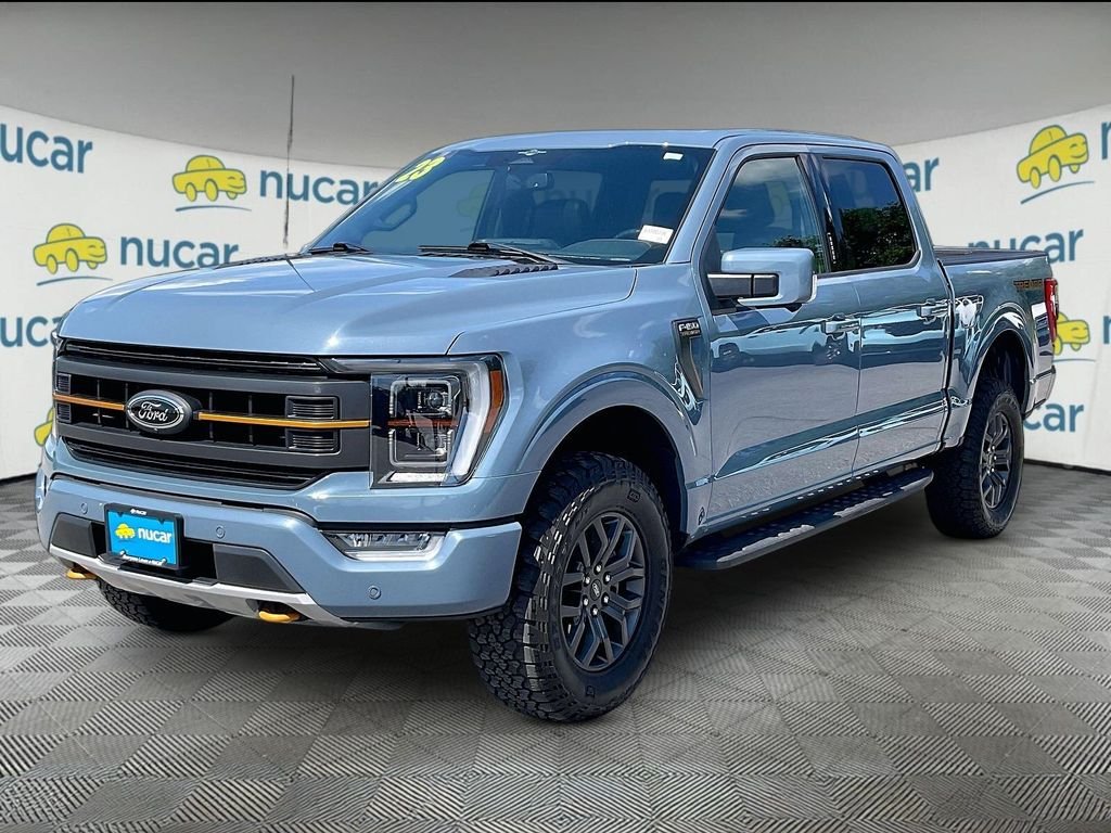 Used 2023 Azure Gray Metallic Tri-Coat Ford Tremor image 3