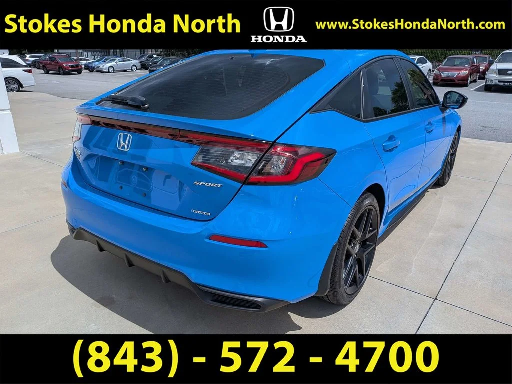 Certified Used 2025 Blue Honda Sport image 2