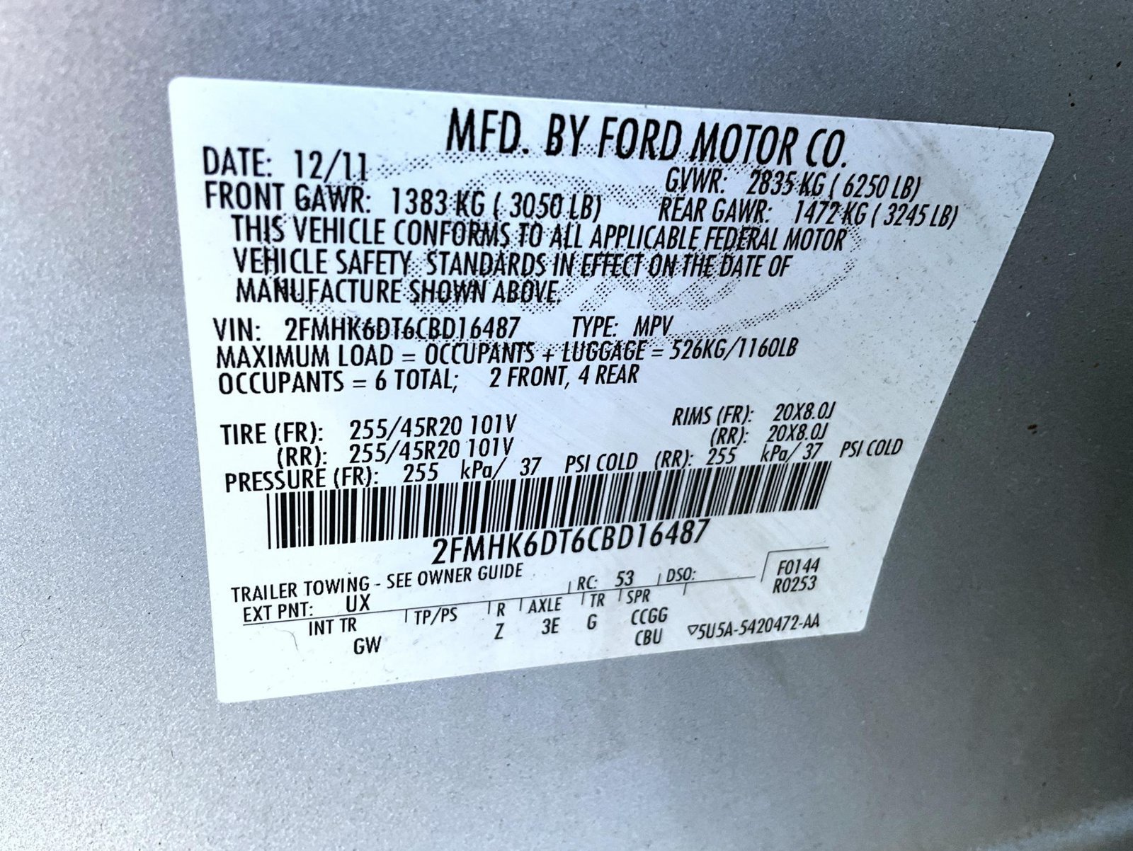 Used 2012 Silver Ford Titanium image 29