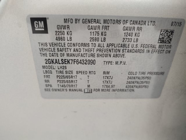 Used 2015 Gold GMC SLT-1 image 11