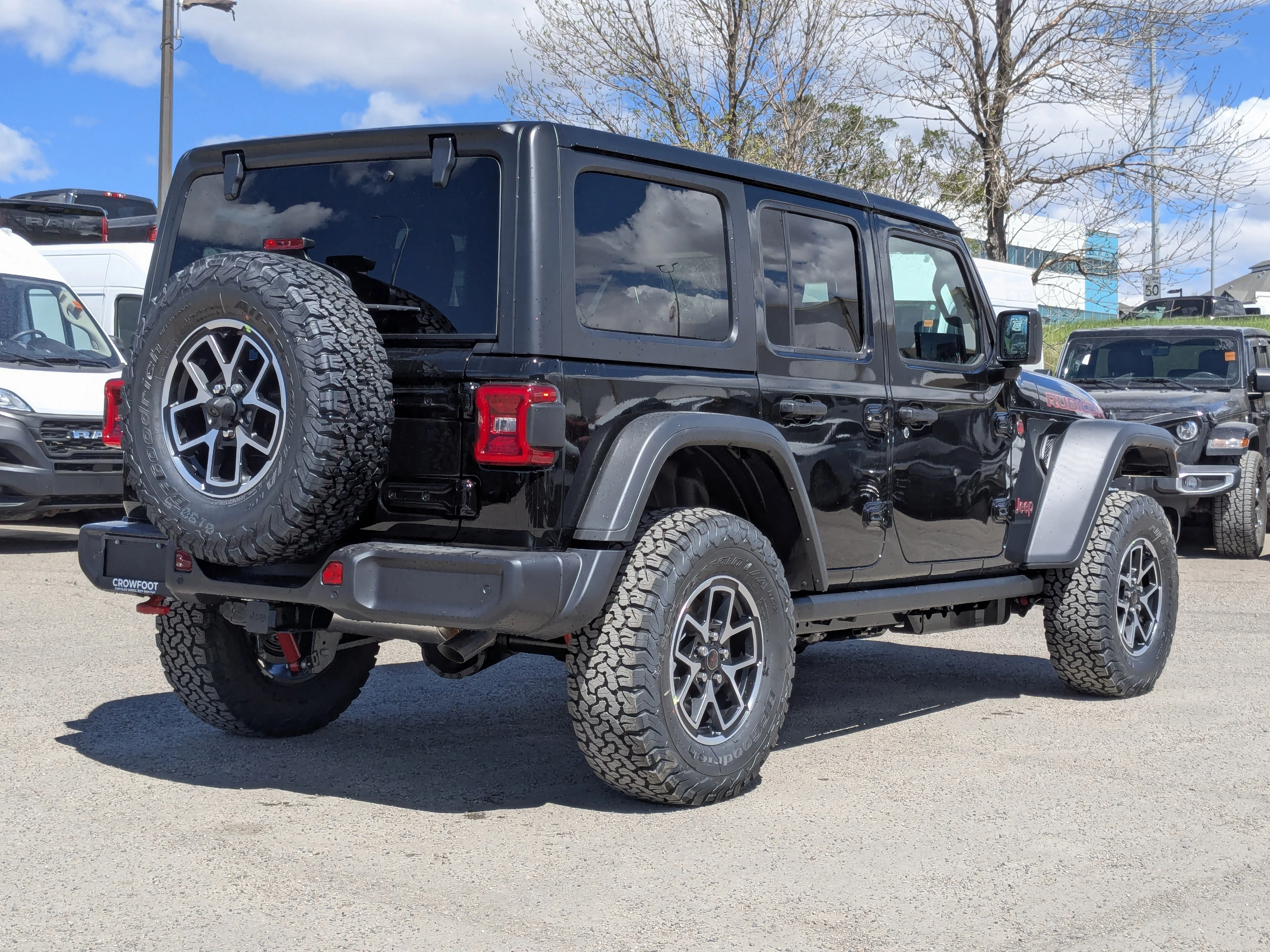 New 2026 Black Jeep Rubicon - - 3.6L V6 - Nappa Leather - 3-Pc Hardtop - Steel Perf Hood - Safety & Conv Grps & More! image 8