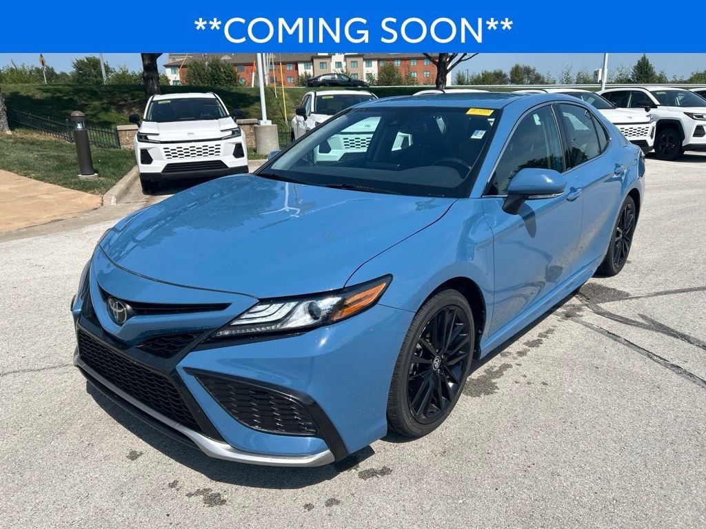 Used 2024 Blue Toyota XSE image 1