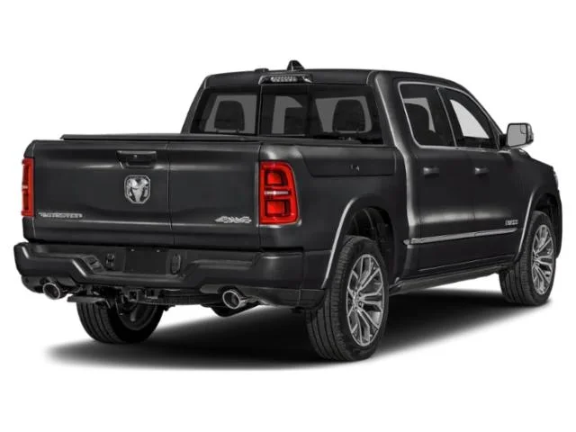New 2026 Diamond Black Crystal Pearl-Coat Exterior Paint RAM Tungsten image 2